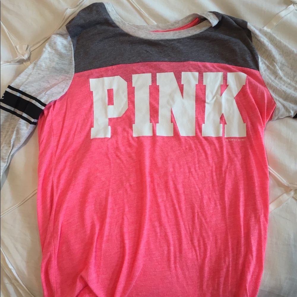 PINK Victoria Secret Quarter Sleeve